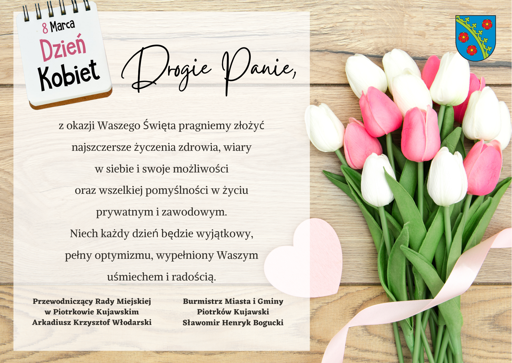Życzenia z okazji Dnia Kobiet 